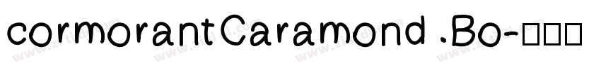 cormorantCaramond Bo字体转换